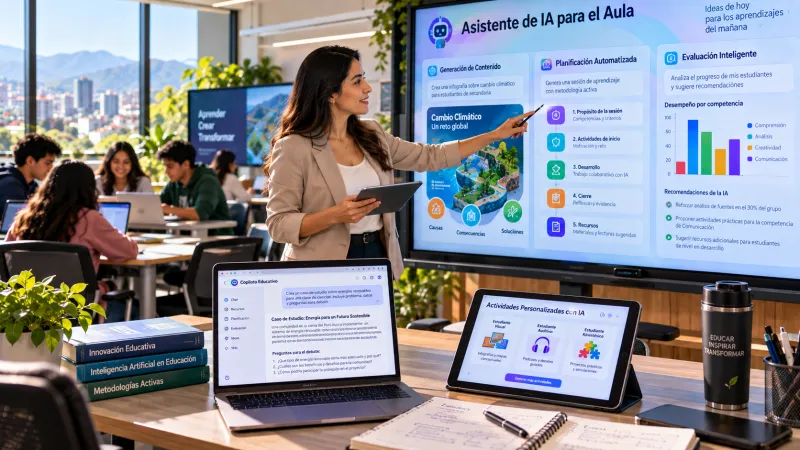 IA Generativa para Docentes: Planificación, Evaluación y Creación de Recursos Educativos