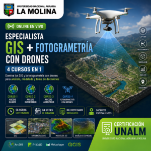 Pack Especialista GIS + Fotogrametría con Drones